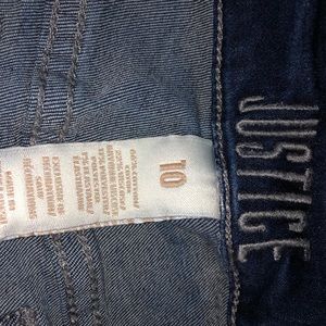 Justice Bottoms - Girls Justice Jean Shorts. Size 10 Justice Bottoms - Girls Justice Jean Shorts. Size 10